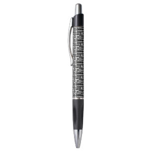 Caneta Teste padrão de tinta preta da árvore do curso