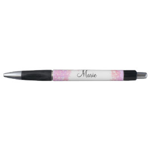 Caneta texto simples minimalista rosa claro adicione seu