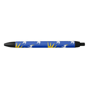 Caneta Tinta Preta Bandeira de Merionethshire