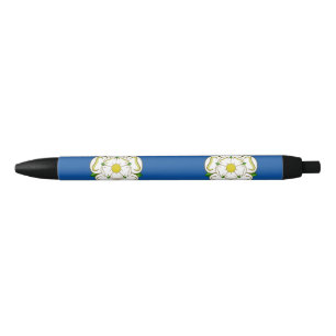 Caneta Tinta Preta Bandeira de Yorkshire