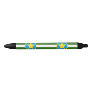 Caneta Tinta Preta da Bandeira da cidade de Jackso