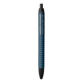 Caneta Tinta Preta Moderna Minimalista Elegante