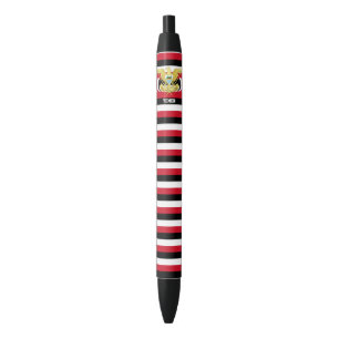 Caneta Tinta Preta Patriótica Fofa Bandeira do Iêm