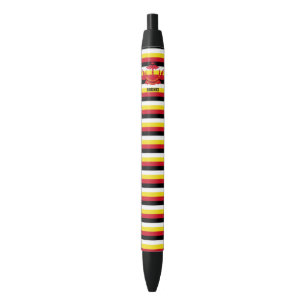 Caneta Tinta Preta Patriótica Fofa da Bandeira de