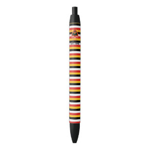 Caneta Tinta Preta Patriótica Fofa da Bandeira do