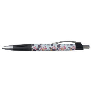 Caneta Toucans com flores exóticas