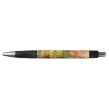 Tulipas Rosa Vibrante em Vaso Dourado