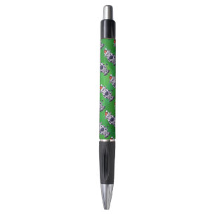 Caneta Vaca De Natal Em Verde