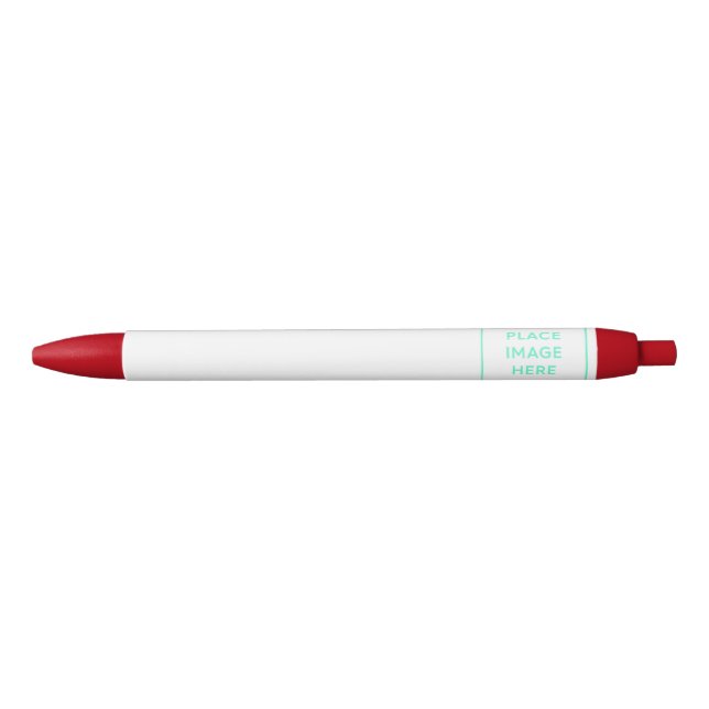 Caneta vermelha, tinta preta (Frente)