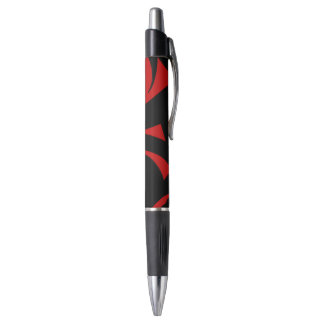 Caneta Vermelho/Preto Contemporâneo