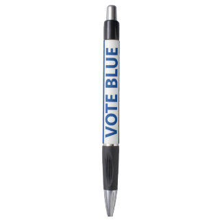 Caneta Vote Azul Candidato Democrata Nome Eleições 2026