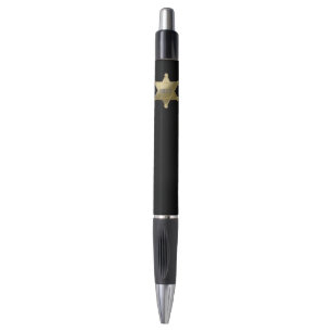 Caneta Xerife ouro star