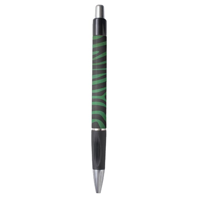 Caneta Zebra Black e Green Impressão (Frente Vertical)