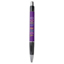 Canetas com Logotipo Empresarial Roxo com Tinta Pr
