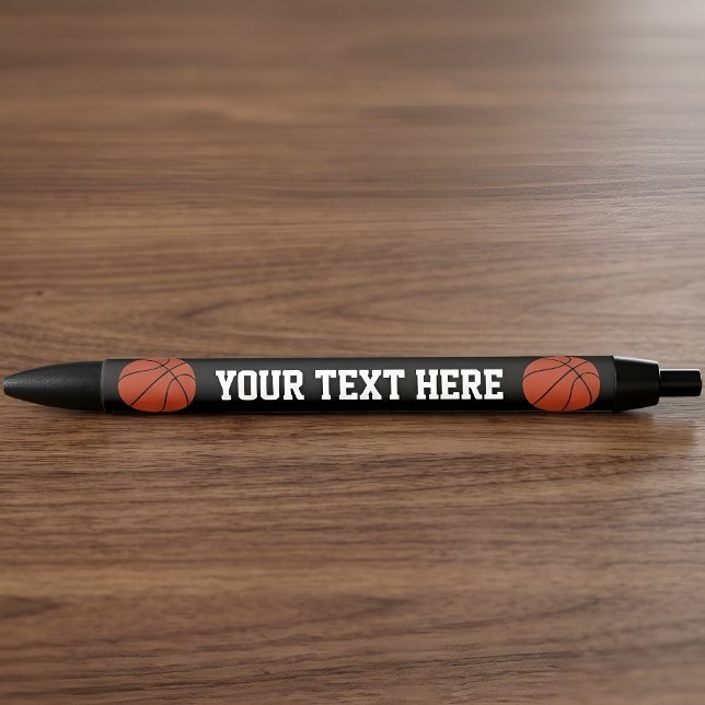 Canetas do treinador de texto/nome da equipe perso (Personalized basketball pen with custom team name or text.)
