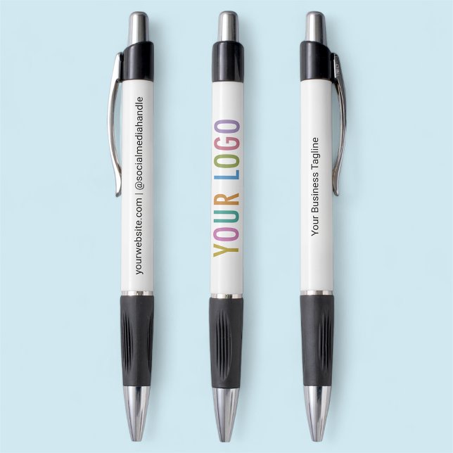 Canetas Impressão personalizadas com o logotipo da (MISOOK White Pens with Logo)