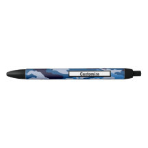 Canetas Personalizadas - Azul Camuflado