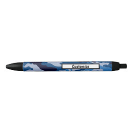 Canetas Personalizadas - Azul Camuflado