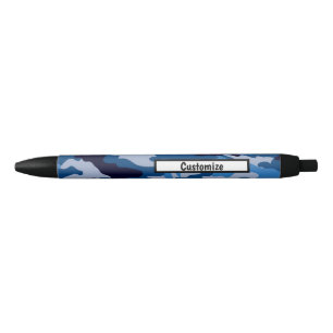 Canetas Personalizadas - Azul Camuflado
