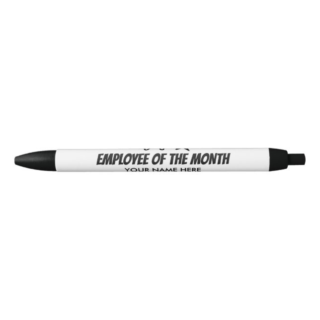 Canetas personalizadas de funcionário do mês (Frente)