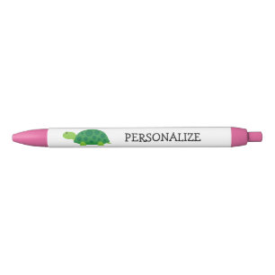 Canetas personalizadas de tartaruga verde para cri