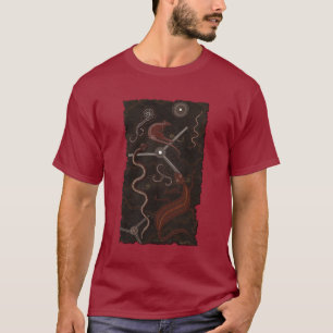 Canguru & camisetas aborígenes australianas do