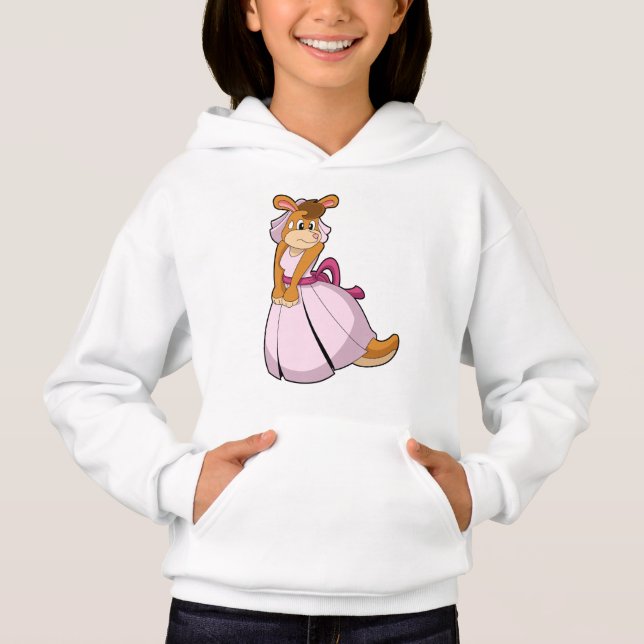 Canguru como Noiva com Vestido de Noiva (Frente)