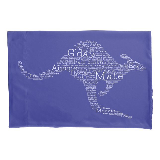 Canguru feito de gíria australiana (Frente)