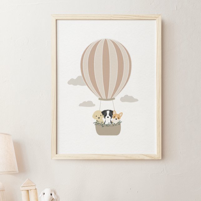 Caninos Boho Nursery & Kids Poster (Criador carregado)