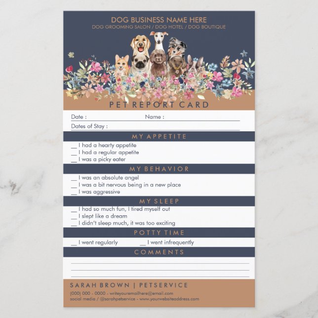 Caninos De Pet Flowers (Frente)