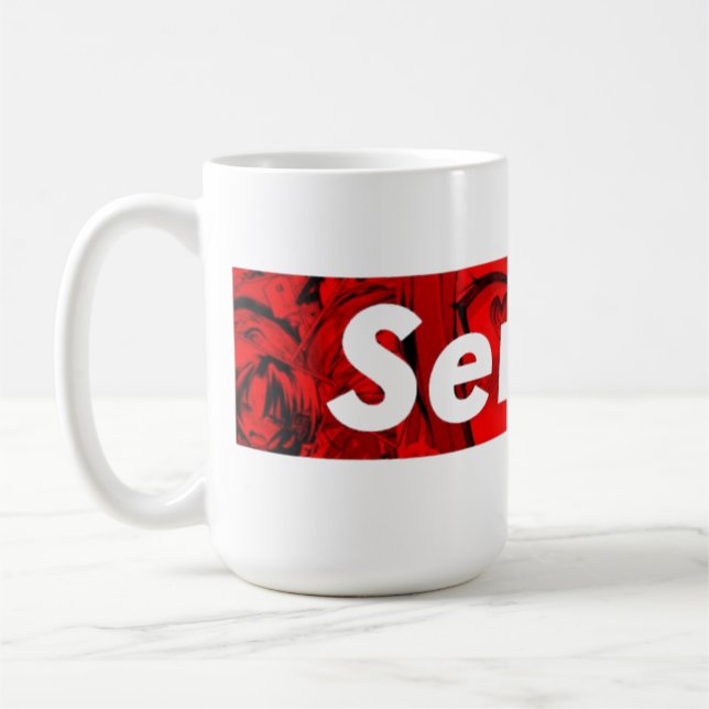☕Canmoro Vibes Caneca de Café – Estilo Anime Fofo  (Esquerda)