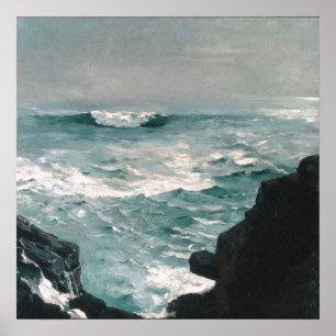 Cannon Rock (1895) Poster em óleo sobre tela