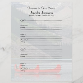 Canoas de Montanha de Páginas de Preenchimento do 