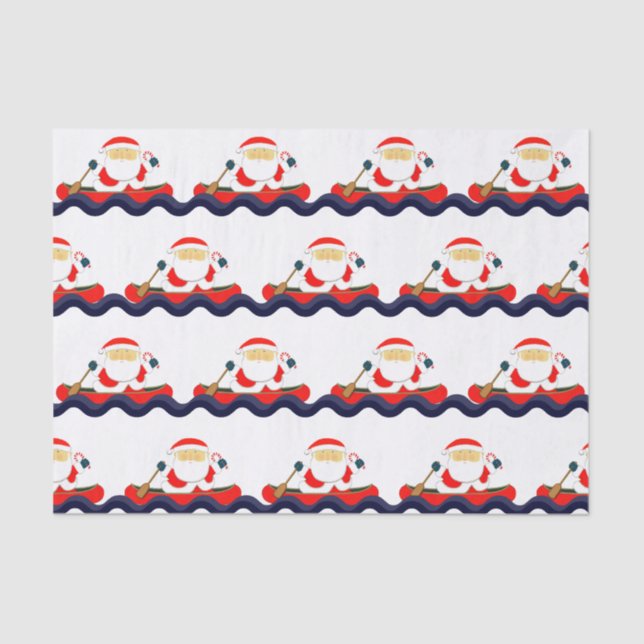 Canoe Kayak - Papel Tecido de Natal (Frente )
