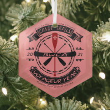 Canoe Trails Hex Ornament 2021