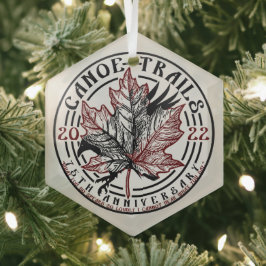 Canoe Trails Hex Ornament 2022