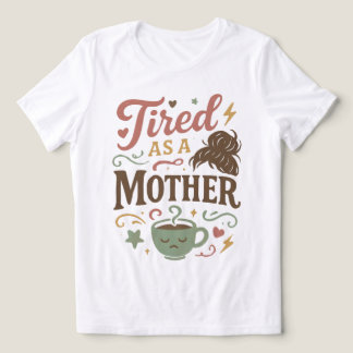Cansada como uma Mãe Retro Dia das Mães Presente p