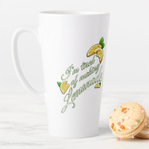 Cansado de Fazer Limonada XÍCARA DE LATTE