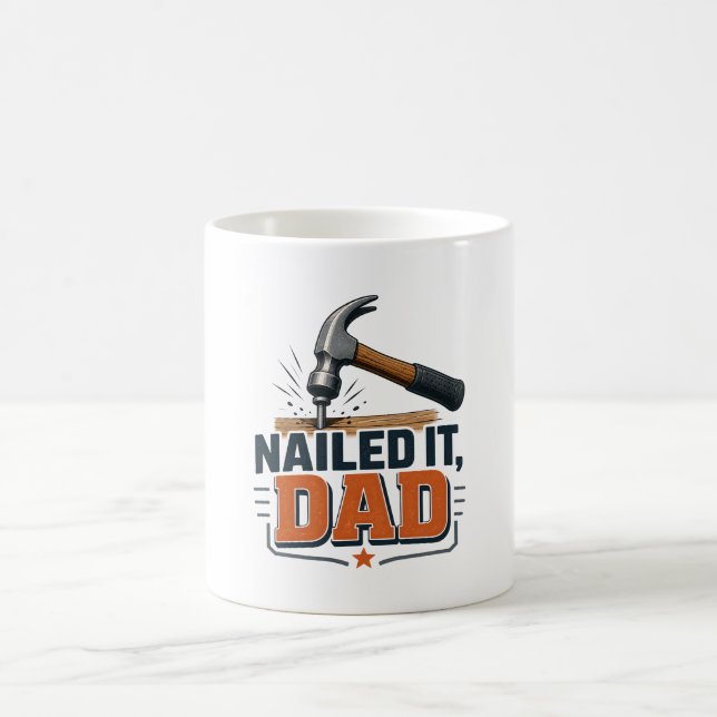 Cansei de Errar Pai Caneca de Café Engraçada com M (Centro)