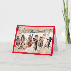 Cantando de Natal, Cartão Louis Wain