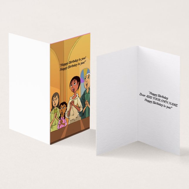 Cantando juntos feliz aniversário (Interior e exterior)