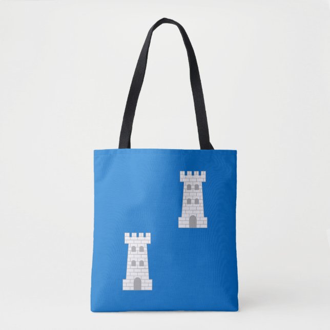 Cantão de Towers Populace Crachá Tote Bag (Frente)
