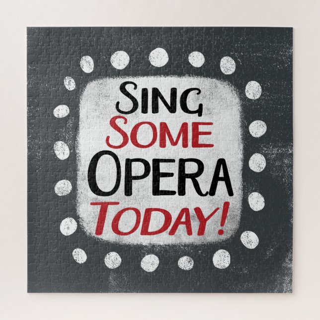 Cante Alguma Ópera Hoje Quebra-cabeça (Vertical)