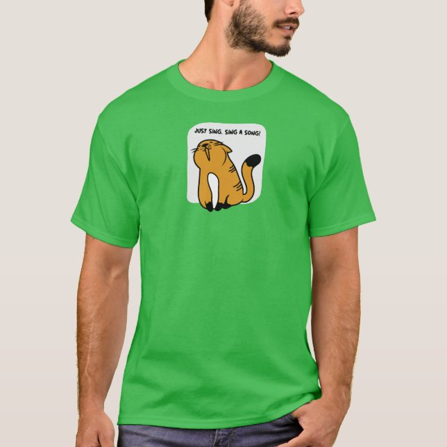 Cante, Cante uma canção! Camiseta (Frente)