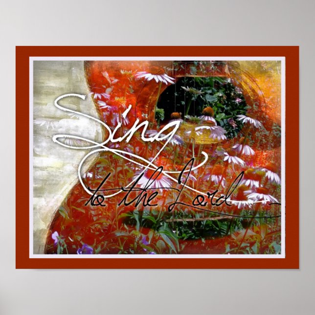 Cante para o senhor poster (Frente)