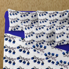 Canterbury Bells Azuis nas Flores de Vinha