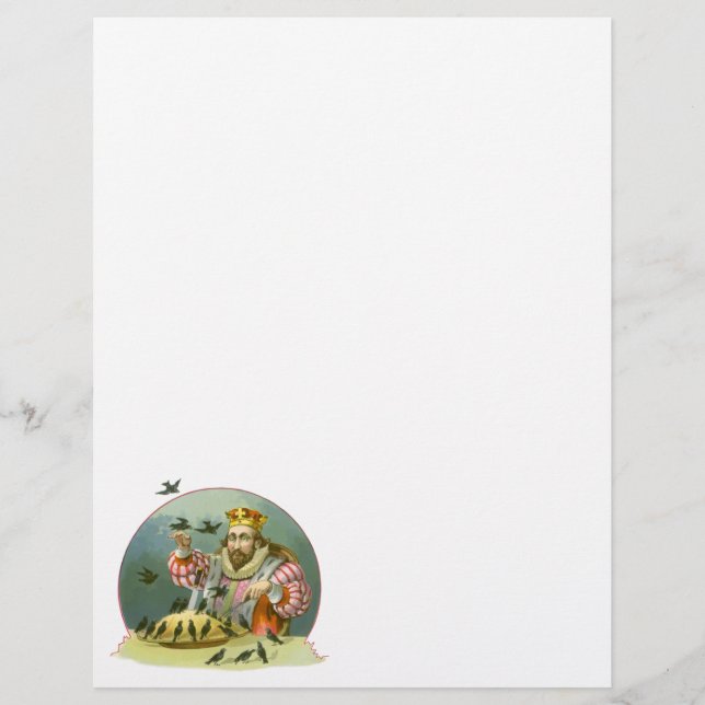 Cantiga de Seispence, Rima Infantil Vintage (Frente)