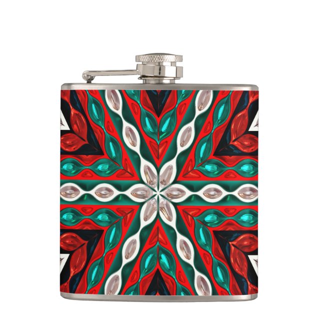 Cantil 14 Frascos Molhados Modernos Nativos Americanos (Frente)