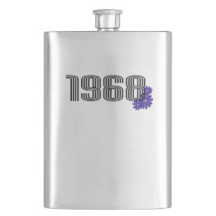 Cantil 1968 Hippie Peace Sign Flower Power Purple