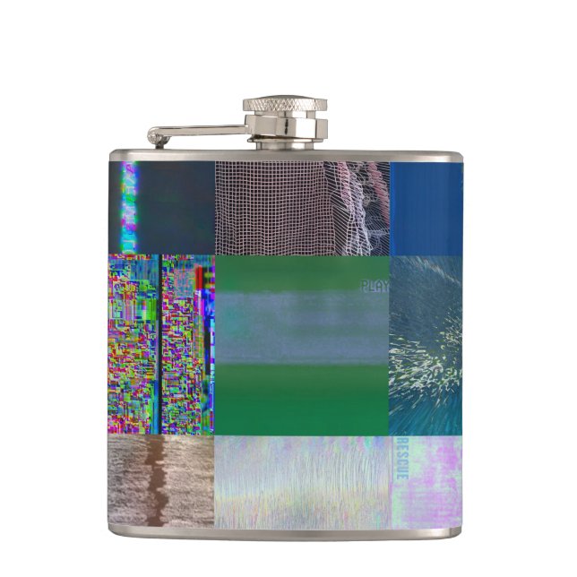 Cantil 1C9984DA Arte Glitch Distorção Digital Vaporwave (Frente)